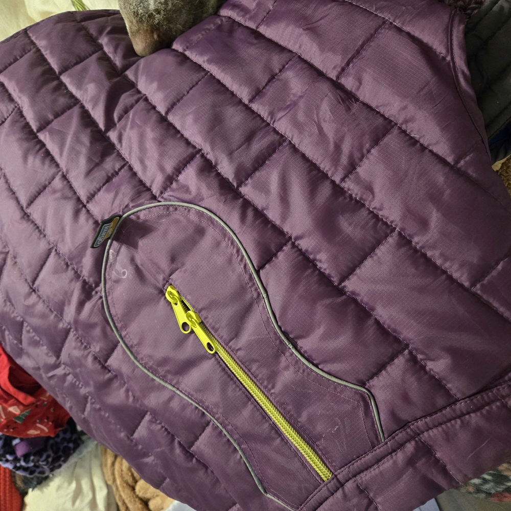 Purple Quilted Kids Jacket